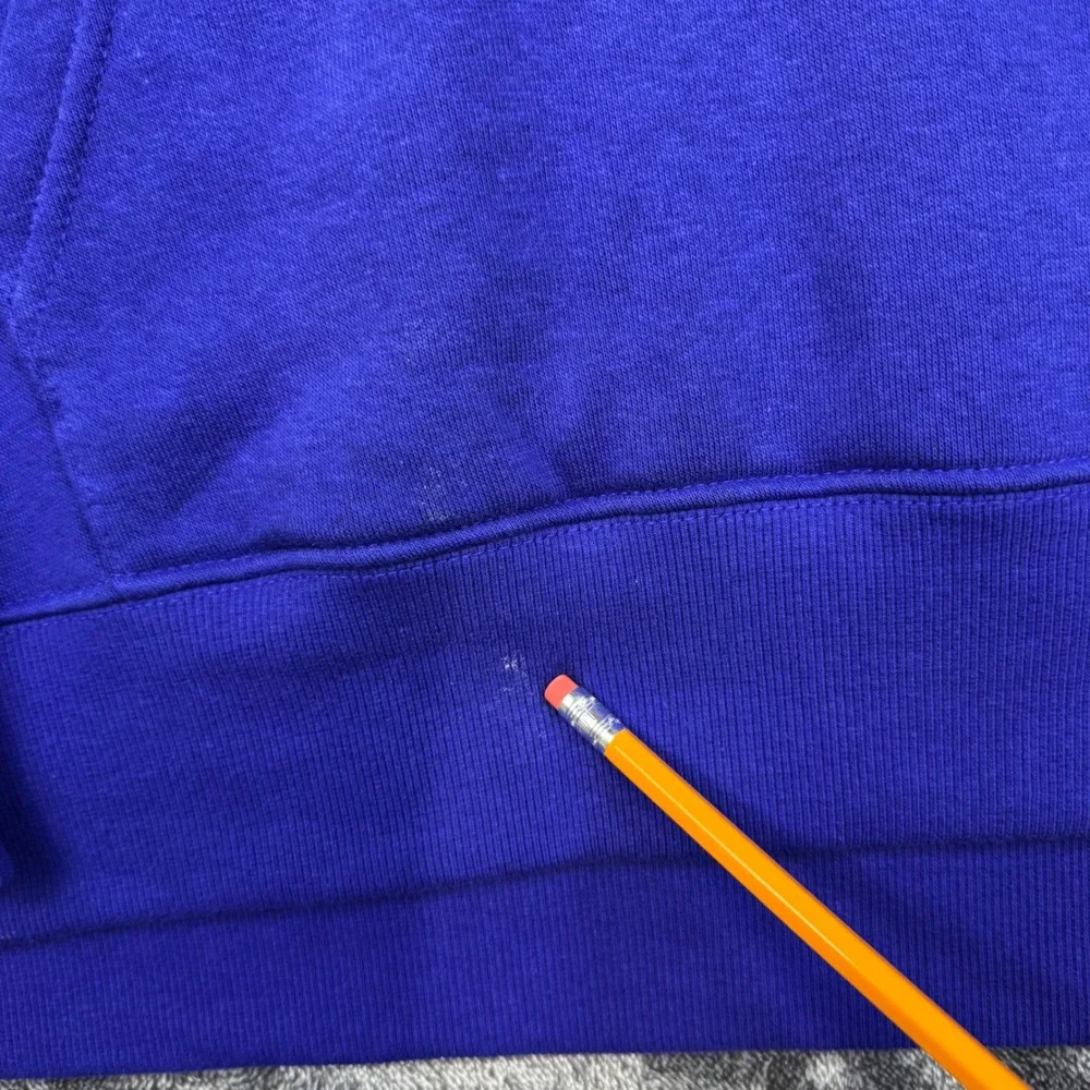The North Face Hoodie Mens XL Blue Pullover Logo Kangaroo Pocket 4163-50